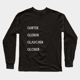 Gunter, Gleiben, Glauchen, Globen Long Sleeve T-Shirt